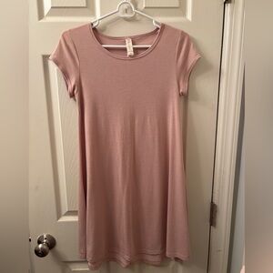 Altar’d State Pink T-Shirt Dress